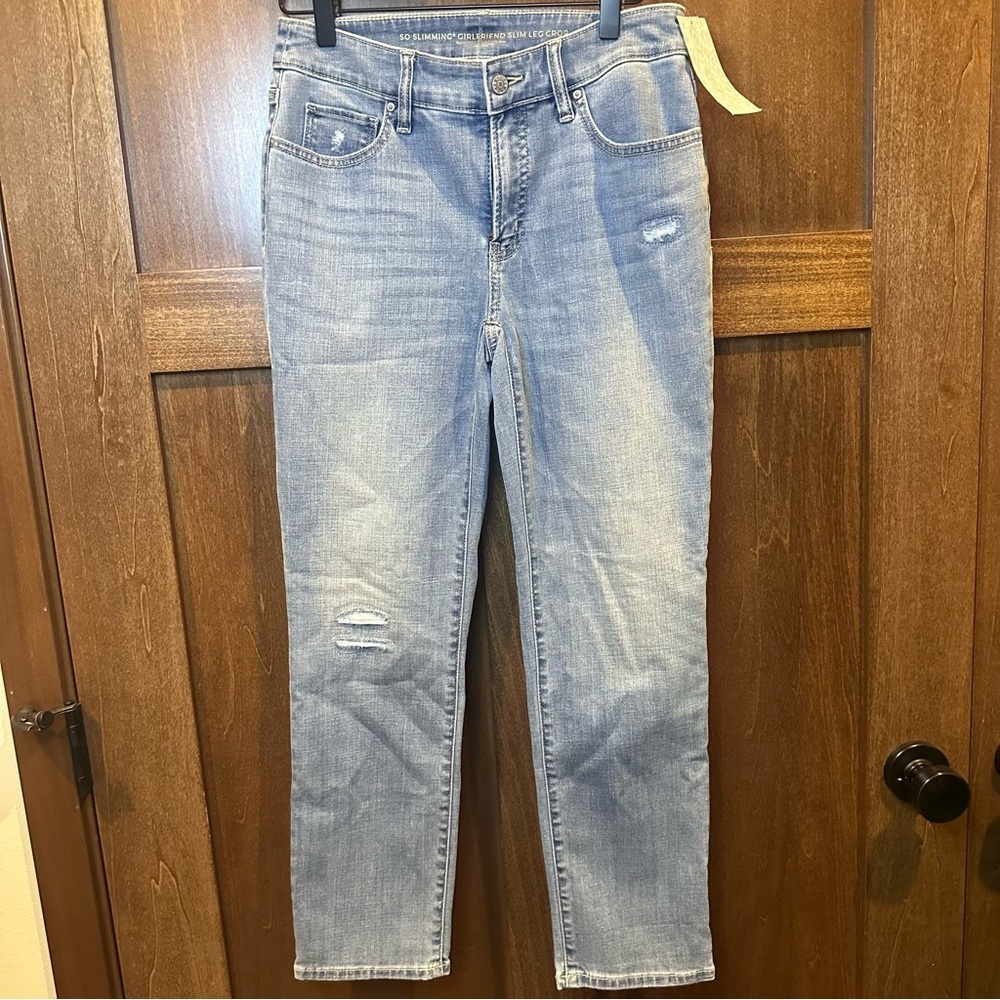 Chico's So Slimming Girlfriend Crop Basic Jeans